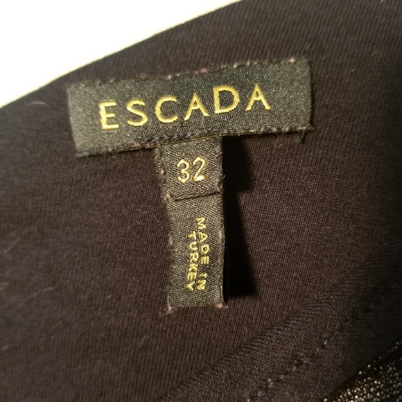 Escada Asymmetrical Striped Dress - Picture 2 of 7